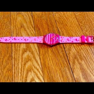 Pink vintage flamingo swatch